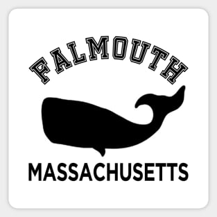 Falmouth Cape Cod whale Vacation Souvenir Sticker